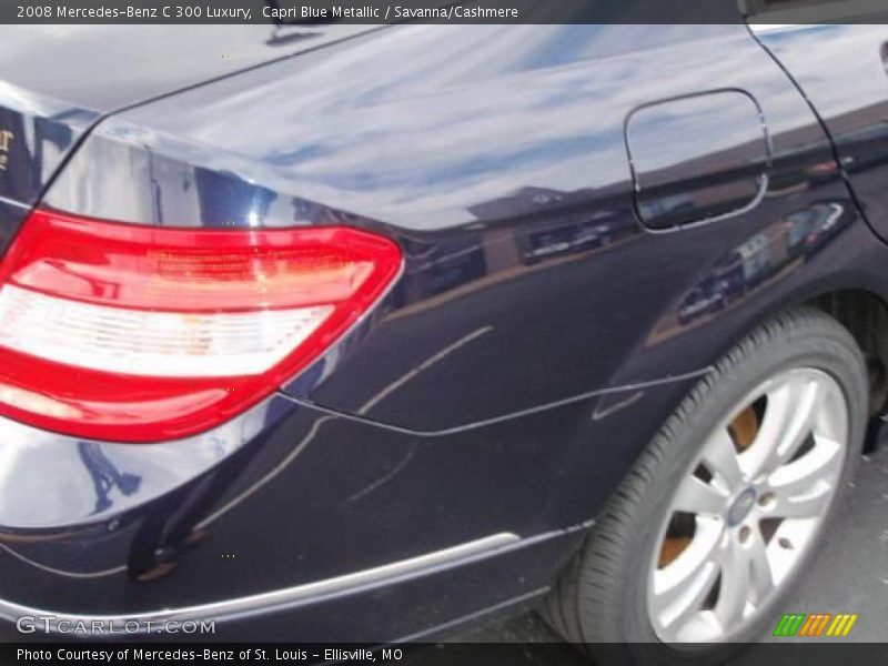 Capri Blue Metallic / Savanna/Cashmere 2008 Mercedes-Benz C 300 Luxury