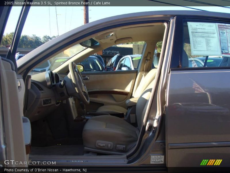 Spirited Bronze Pearl / Cafe Latte 2005 Nissan Maxima 3.5 SL
