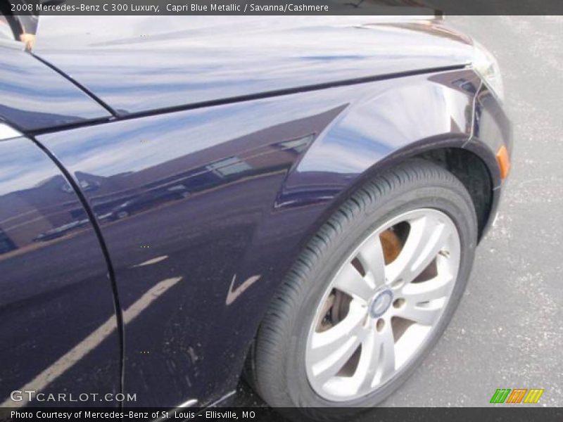 Capri Blue Metallic / Savanna/Cashmere 2008 Mercedes-Benz C 300 Luxury