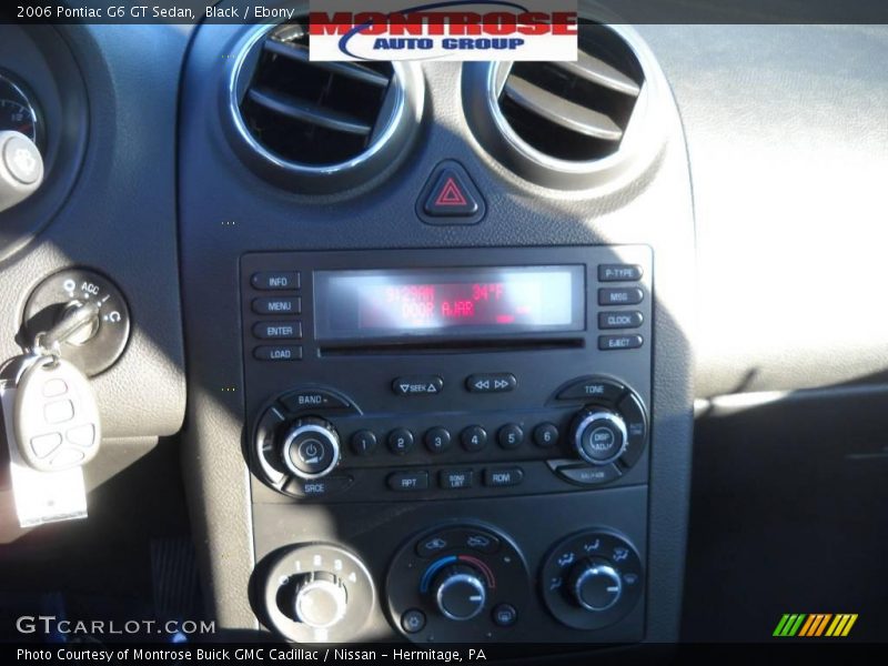 Black / Ebony 2006 Pontiac G6 GT Sedan