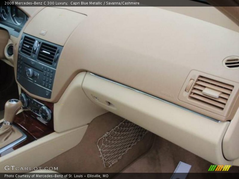 Capri Blue Metallic / Savanna/Cashmere 2008 Mercedes-Benz C 300 Luxury