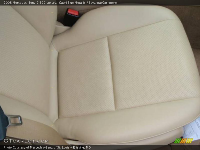 Capri Blue Metallic / Savanna/Cashmere 2008 Mercedes-Benz C 300 Luxury
