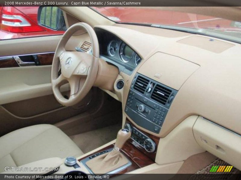 Capri Blue Metallic / Savanna/Cashmere 2008 Mercedes-Benz C 300 Luxury