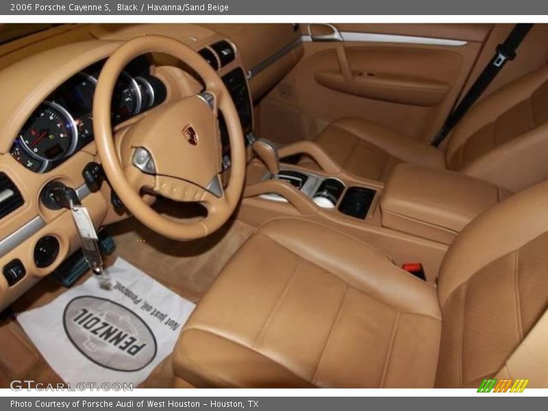 Black / Havanna/Sand Beige 2006 Porsche Cayenne S