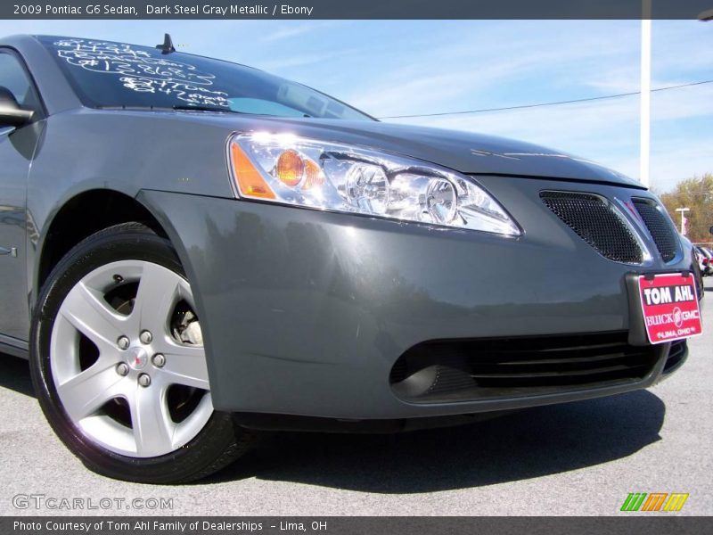 Dark Steel Gray Metallic / Ebony 2009 Pontiac G6 Sedan