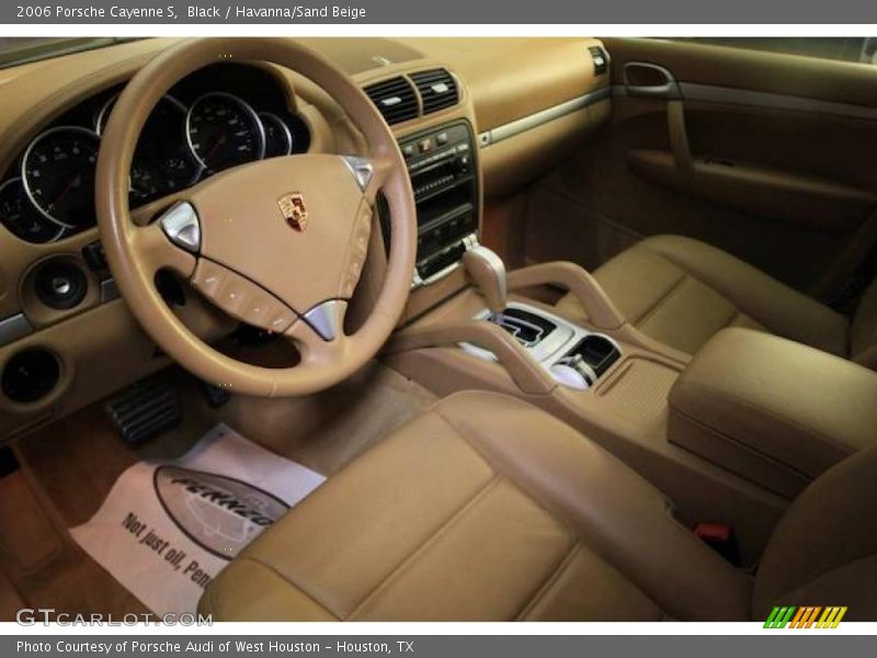 Black / Havanna/Sand Beige 2006 Porsche Cayenne S