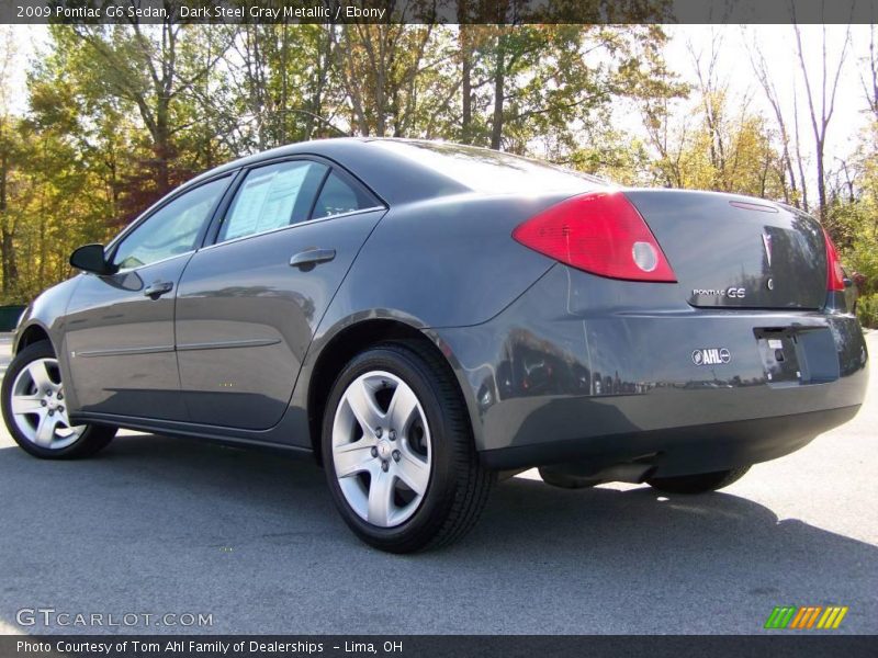 Dark Steel Gray Metallic / Ebony 2009 Pontiac G6 Sedan