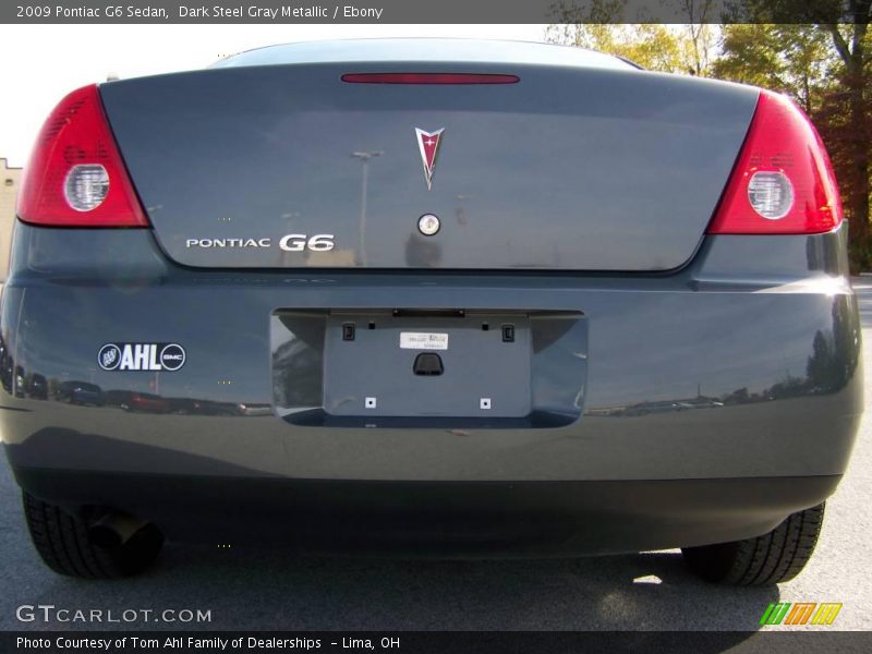 Dark Steel Gray Metallic / Ebony 2009 Pontiac G6 Sedan