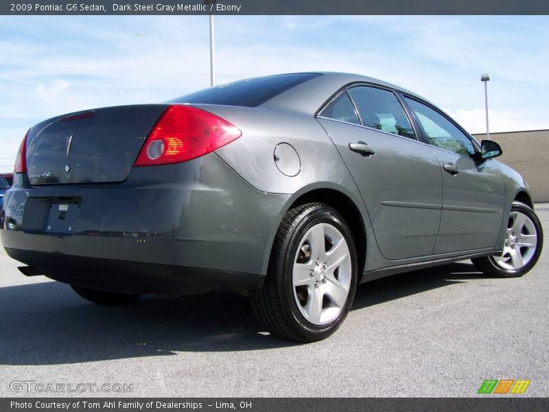 Dark Steel Gray Metallic / Ebony 2009 Pontiac G6 Sedan