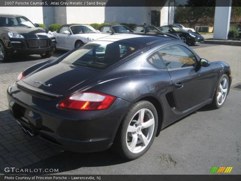 Atlas Grey Metallic / Sand Beige 2007 Porsche Cayman S