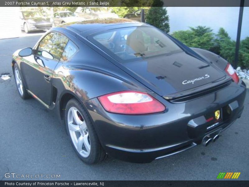 Atlas Grey Metallic / Sand Beige 2007 Porsche Cayman S