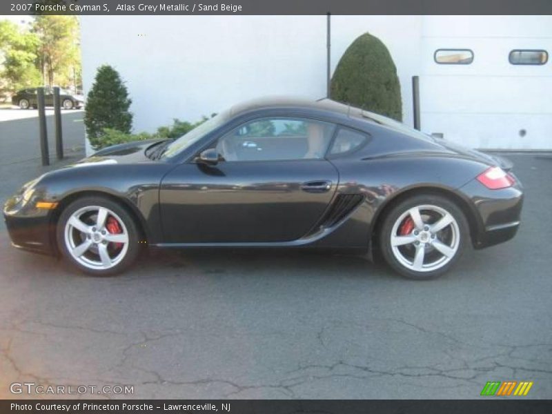 Atlas Grey Metallic / Sand Beige 2007 Porsche Cayman S