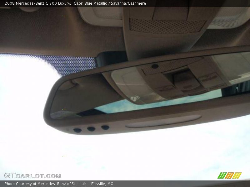 Capri Blue Metallic / Savanna/Cashmere 2008 Mercedes-Benz C 300 Luxury