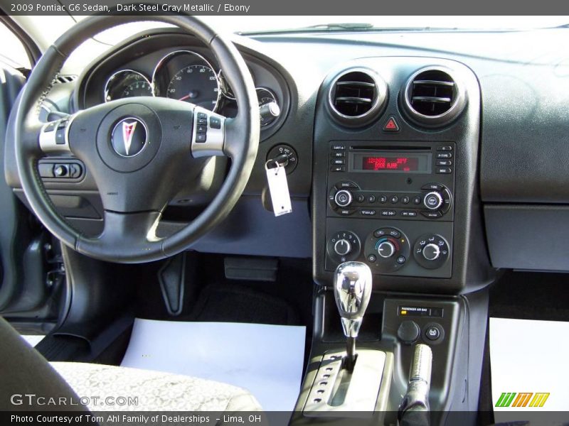 Dark Steel Gray Metallic / Ebony 2009 Pontiac G6 Sedan