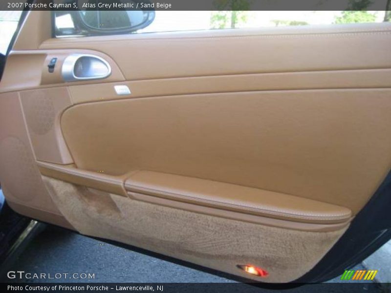 Atlas Grey Metallic / Sand Beige 2007 Porsche Cayman S