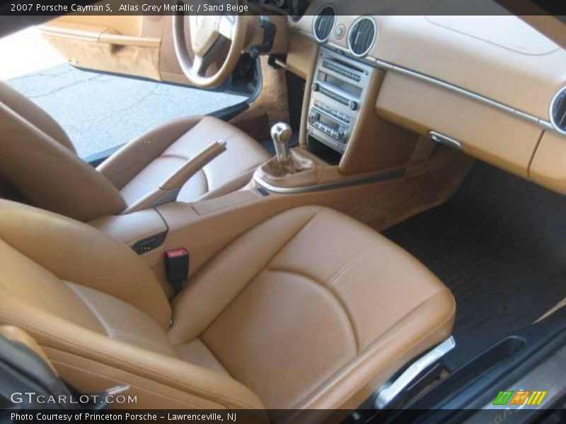Atlas Grey Metallic / Sand Beige 2007 Porsche Cayman S