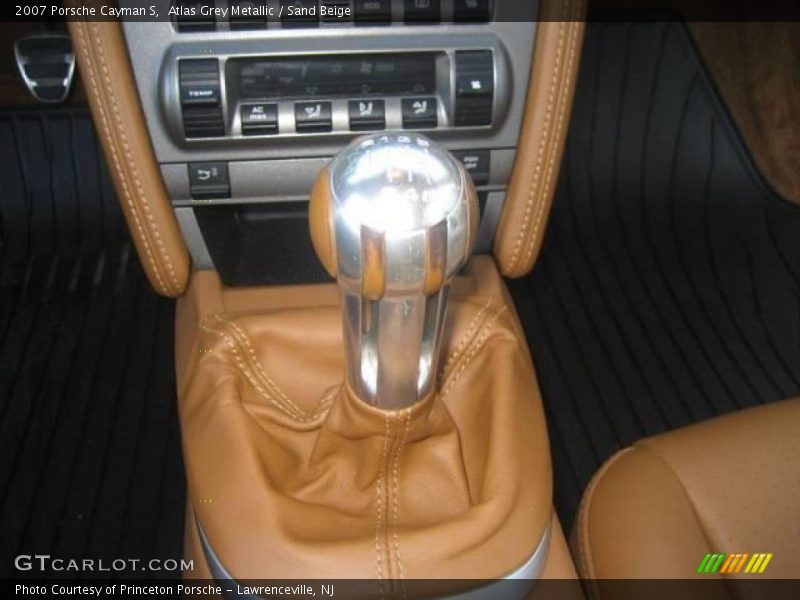 Atlas Grey Metallic / Sand Beige 2007 Porsche Cayman S
