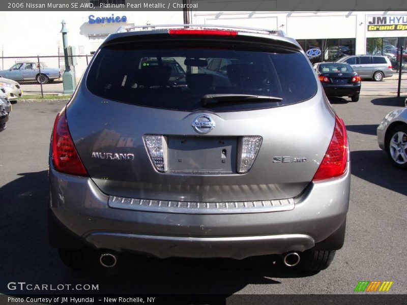 Platinum Pearl Metallic / Charcoal 2006 Nissan Murano SE AWD