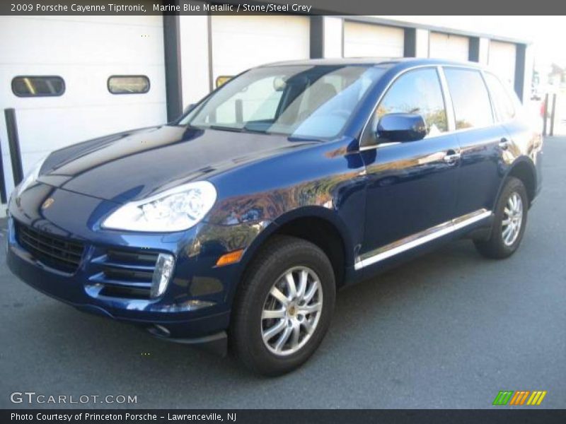 Marine Blue Metallic / Stone/Steel Grey 2009 Porsche Cayenne Tiptronic