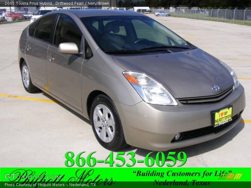 Driftwood Pearl / Ivory/Brown 2005 Toyota Prius Hybrid