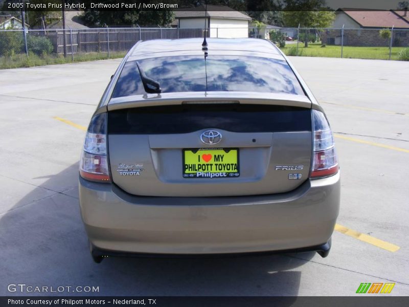 Driftwood Pearl / Ivory/Brown 2005 Toyota Prius Hybrid