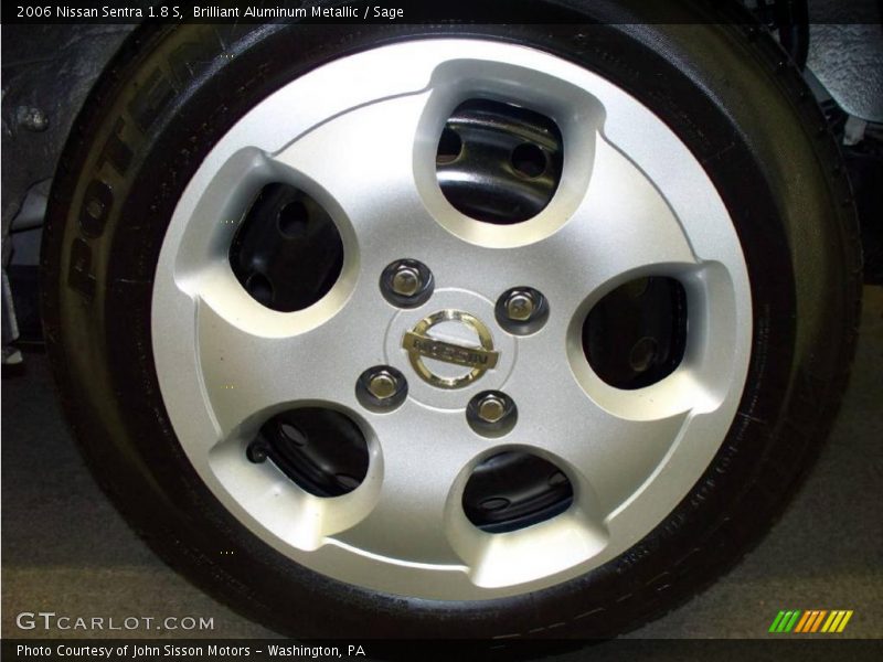 Brilliant Aluminum Metallic / Sage 2006 Nissan Sentra 1.8 S