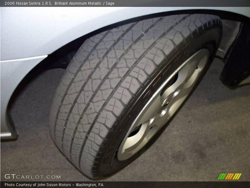 Brilliant Aluminum Metallic / Sage 2006 Nissan Sentra 1.8 S