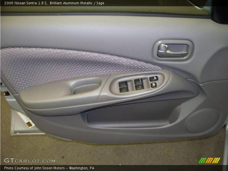 Brilliant Aluminum Metallic / Sage 2006 Nissan Sentra 1.8 S
