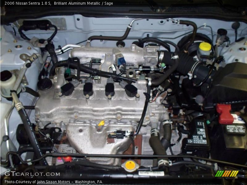 Brilliant Aluminum Metallic / Sage 2006 Nissan Sentra 1.8 S