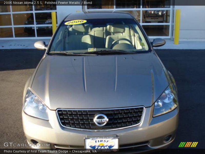 Polished Pewter Metallic / Blond 2006 Nissan Altima 2.5 S