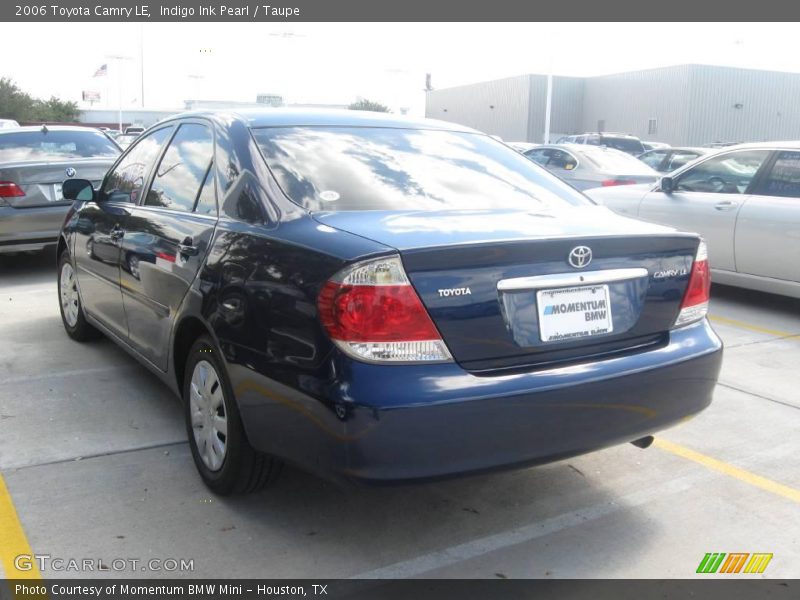 Indigo Ink Pearl / Taupe 2006 Toyota Camry LE