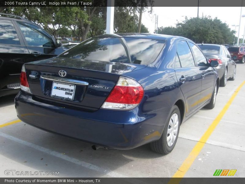 Indigo Ink Pearl / Taupe 2006 Toyota Camry LE