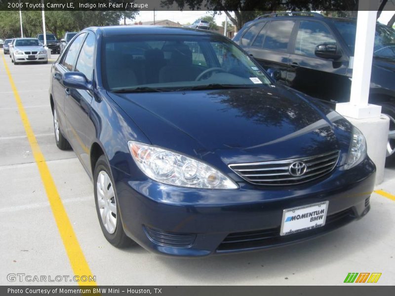 Indigo Ink Pearl / Taupe 2006 Toyota Camry LE