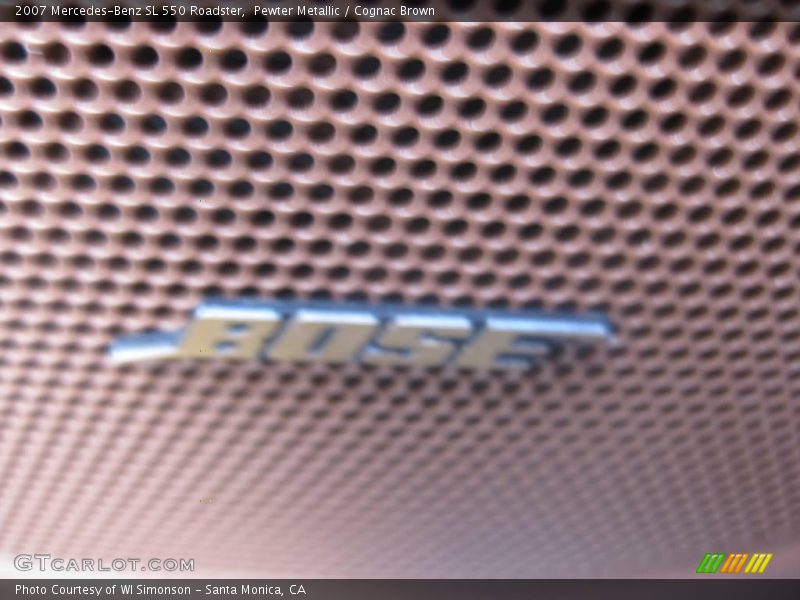 Pewter Metallic / Cognac Brown 2007 Mercedes-Benz SL 550 Roadster