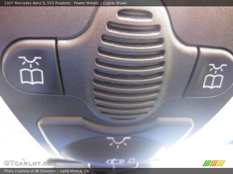Pewter Metallic / Cognac Brown 2007 Mercedes-Benz SL 550 Roadster