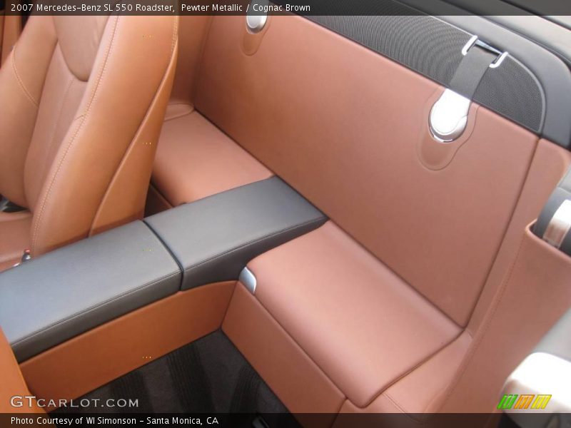Pewter Metallic / Cognac Brown 2007 Mercedes-Benz SL 550 Roadster