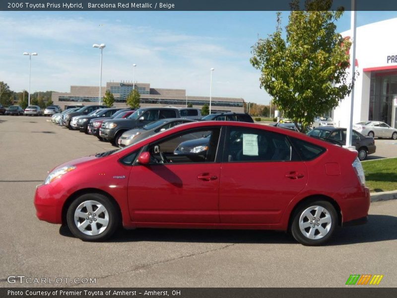 Barcelona Red Metallic / Beige 2006 Toyota Prius Hybrid