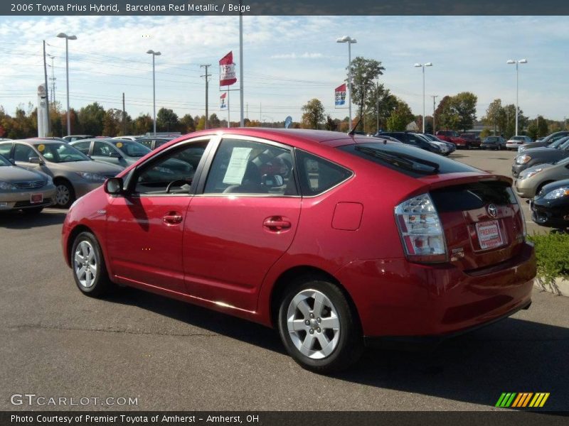 Barcelona Red Metallic / Beige 2006 Toyota Prius Hybrid