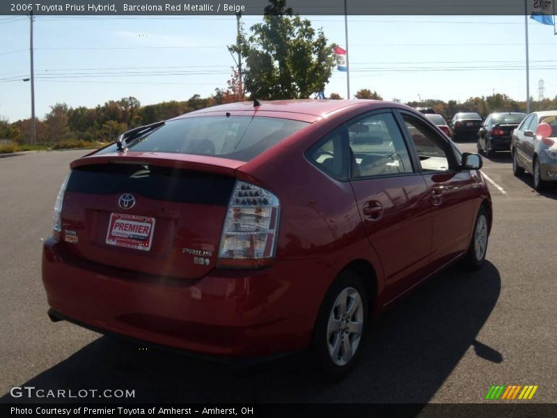 Barcelona Red Metallic / Beige 2006 Toyota Prius Hybrid