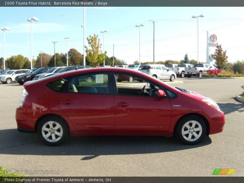 Barcelona Red Metallic / Beige 2006 Toyota Prius Hybrid