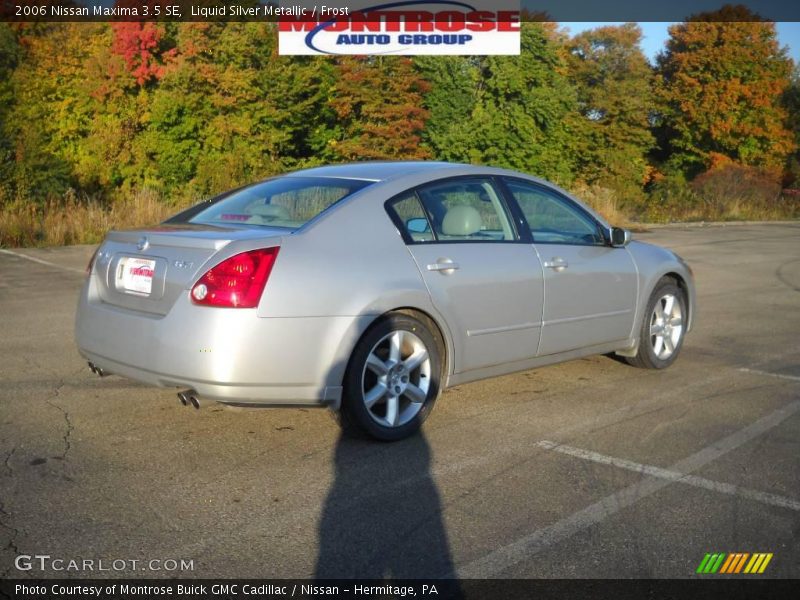 Liquid Silver Metallic / Frost 2006 Nissan Maxima 3.5 SE