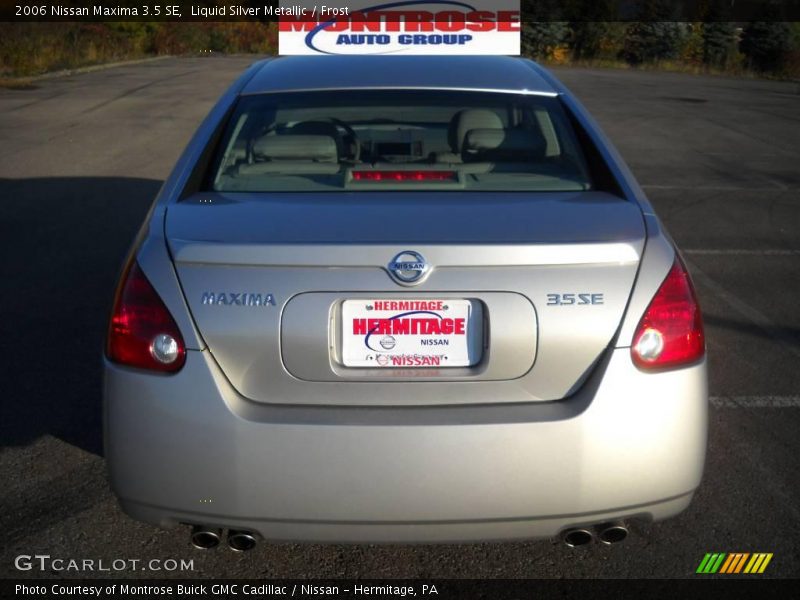 Liquid Silver Metallic / Frost 2006 Nissan Maxima 3.5 SE