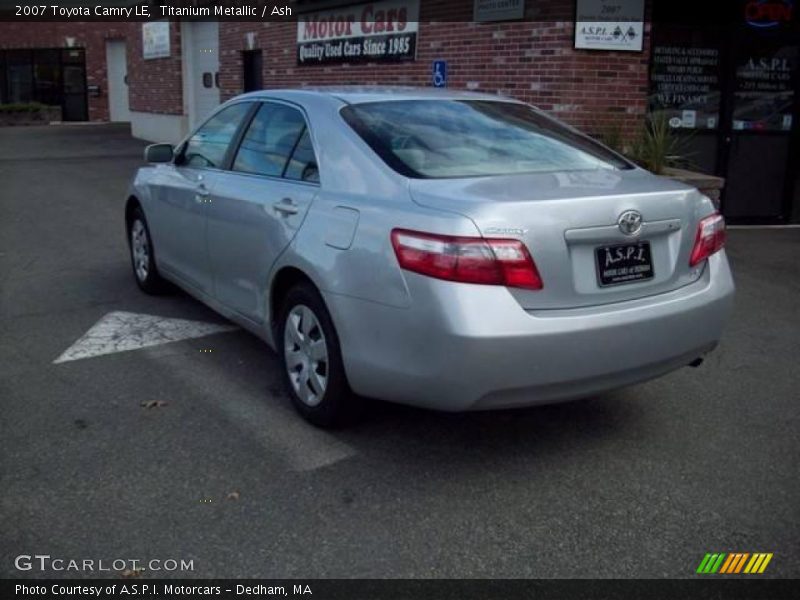Titanium Metallic / Ash 2007 Toyota Camry LE