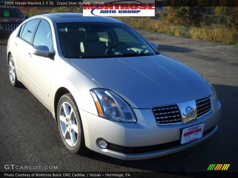 Liquid Silver Metallic / Frost 2006 Nissan Maxima 3.5 SE