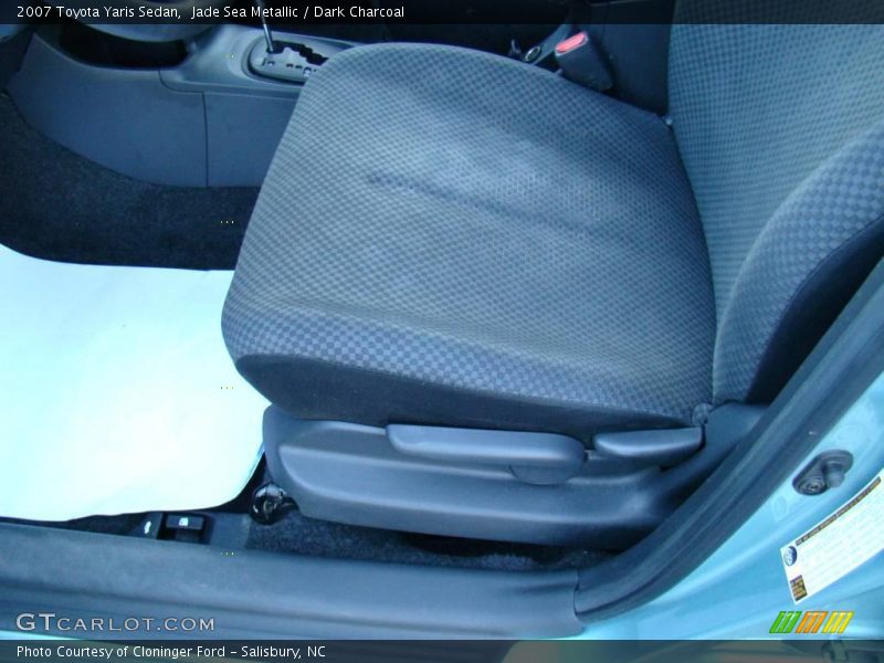 Jade Sea Metallic / Dark Charcoal 2007 Toyota Yaris Sedan