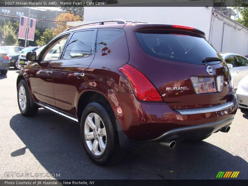 Merlot Pearl / Cafe Latte 2007 Nissan Murano SL AWD
