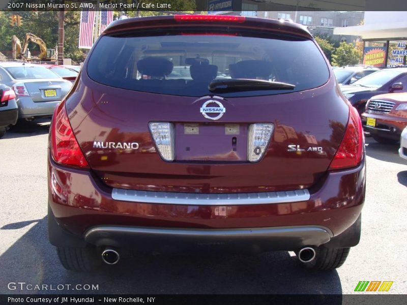 Merlot Pearl / Cafe Latte 2007 Nissan Murano SL AWD