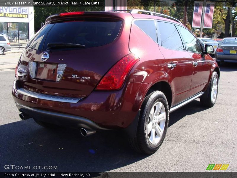 Merlot Pearl / Cafe Latte 2007 Nissan Murano SL AWD
