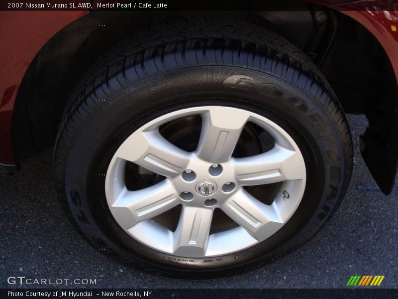 Merlot Pearl / Cafe Latte 2007 Nissan Murano SL AWD