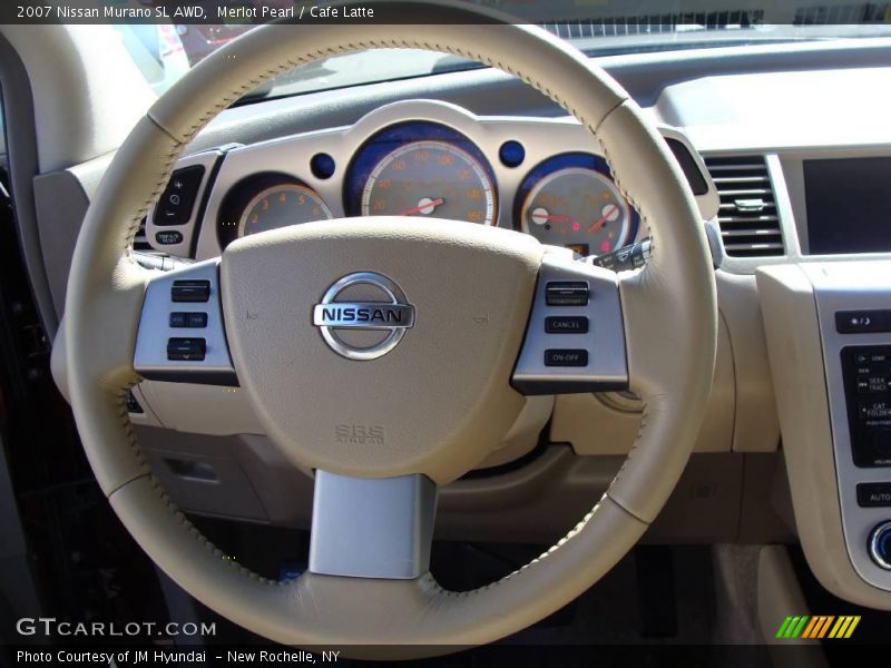 Merlot Pearl / Cafe Latte 2007 Nissan Murano SL AWD